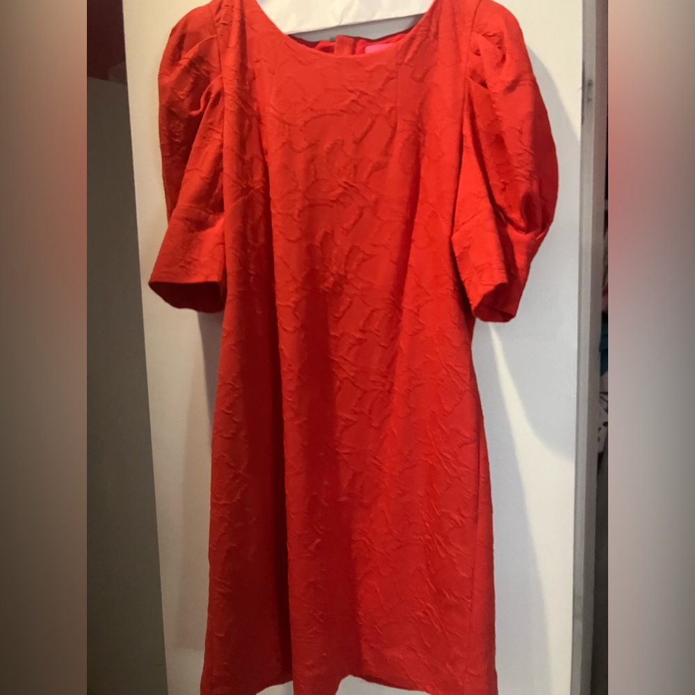 Elegant Red Dress Lilly Pulitzer Size L